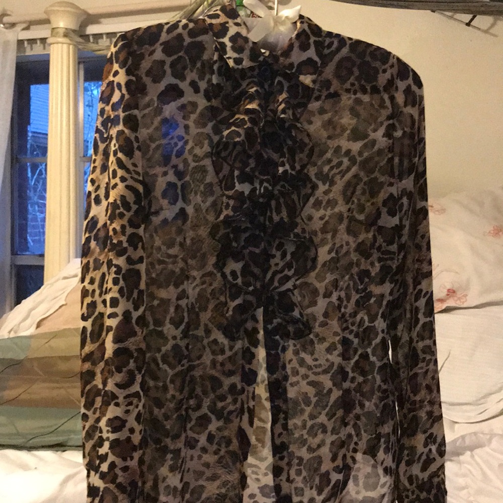 Vibe print long sleeve shirt